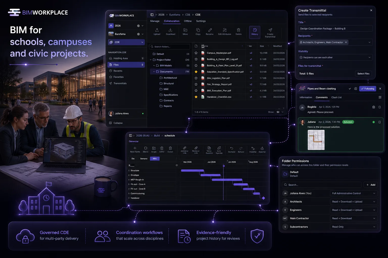 BIMWorkplace for schools, campuses and civic projects
